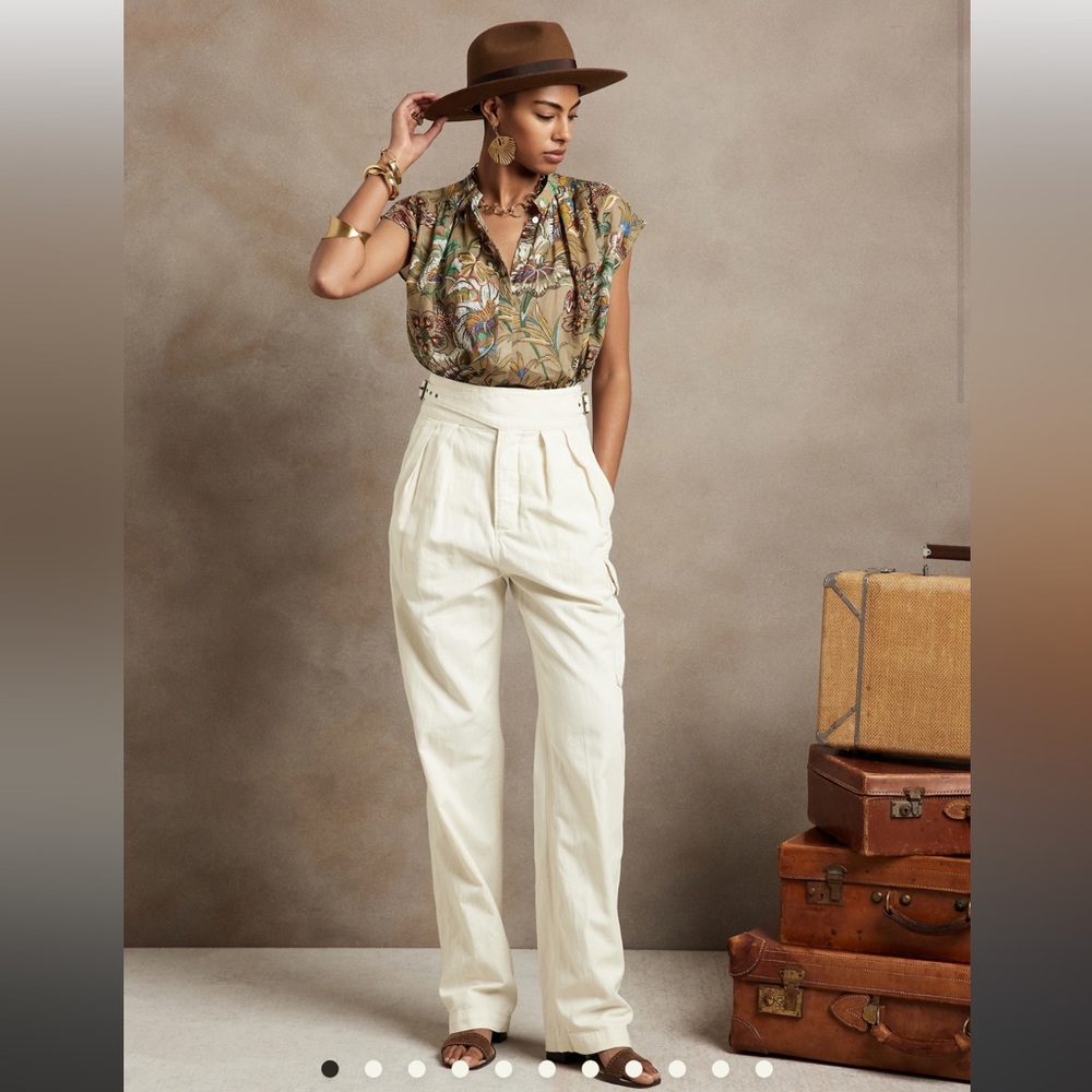 Banana Republic Cream Pants